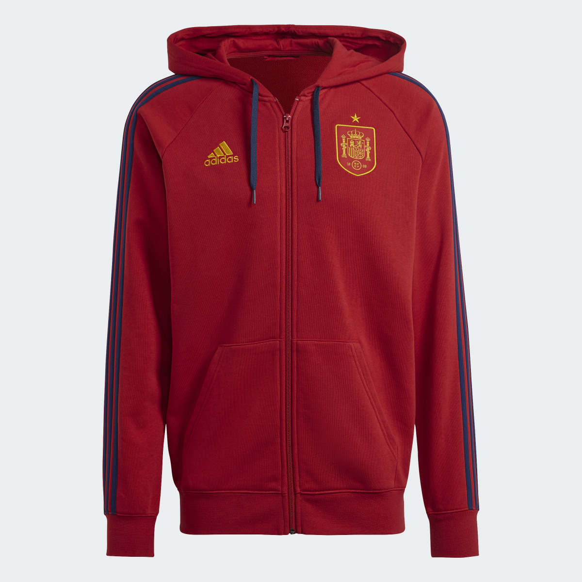 Adidas Spain 3-Stripes Full-Zip Hoodie. 5