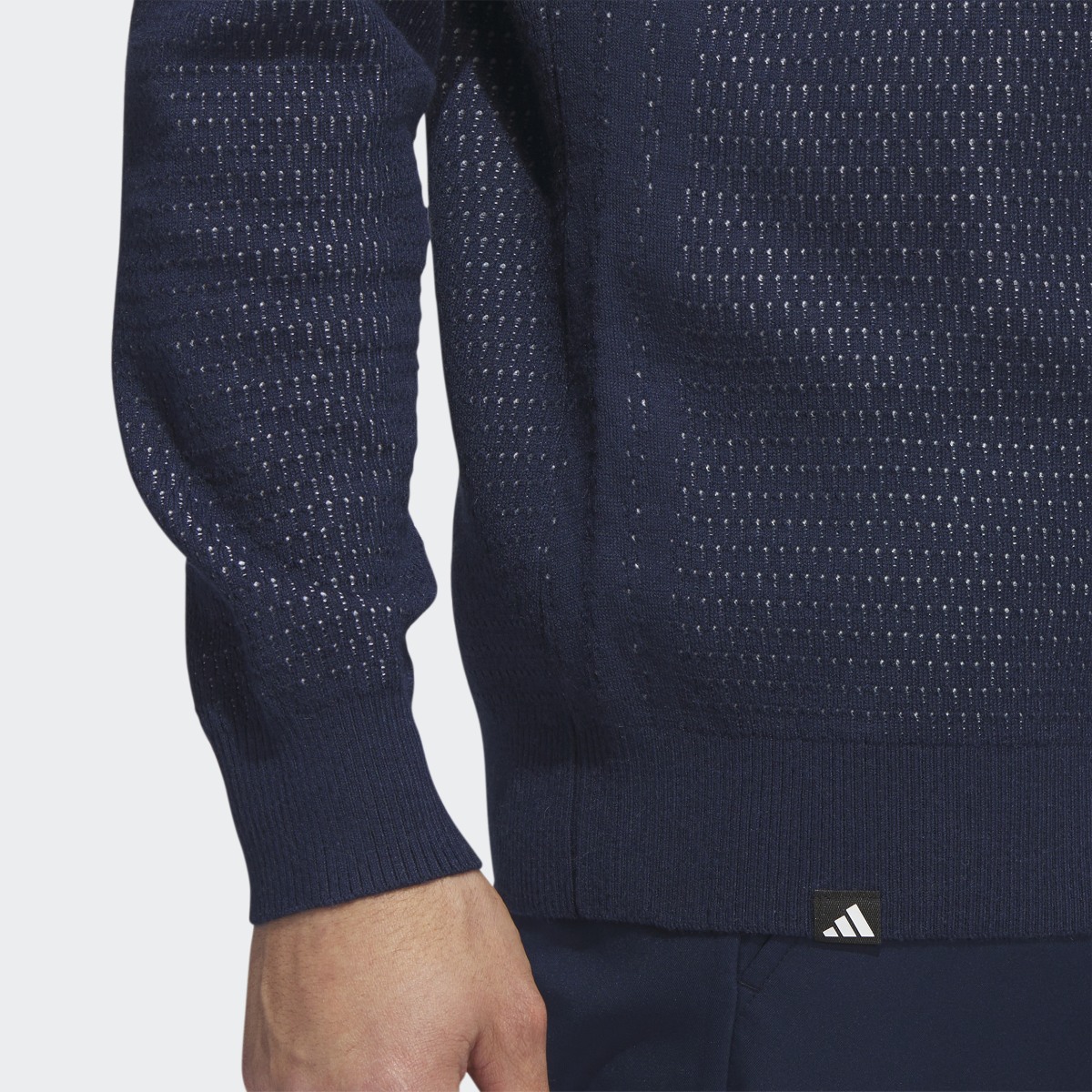 Adidas Sweat-shirt ras-du-cou de golf à maille plate Ultimate365 Tour. 8