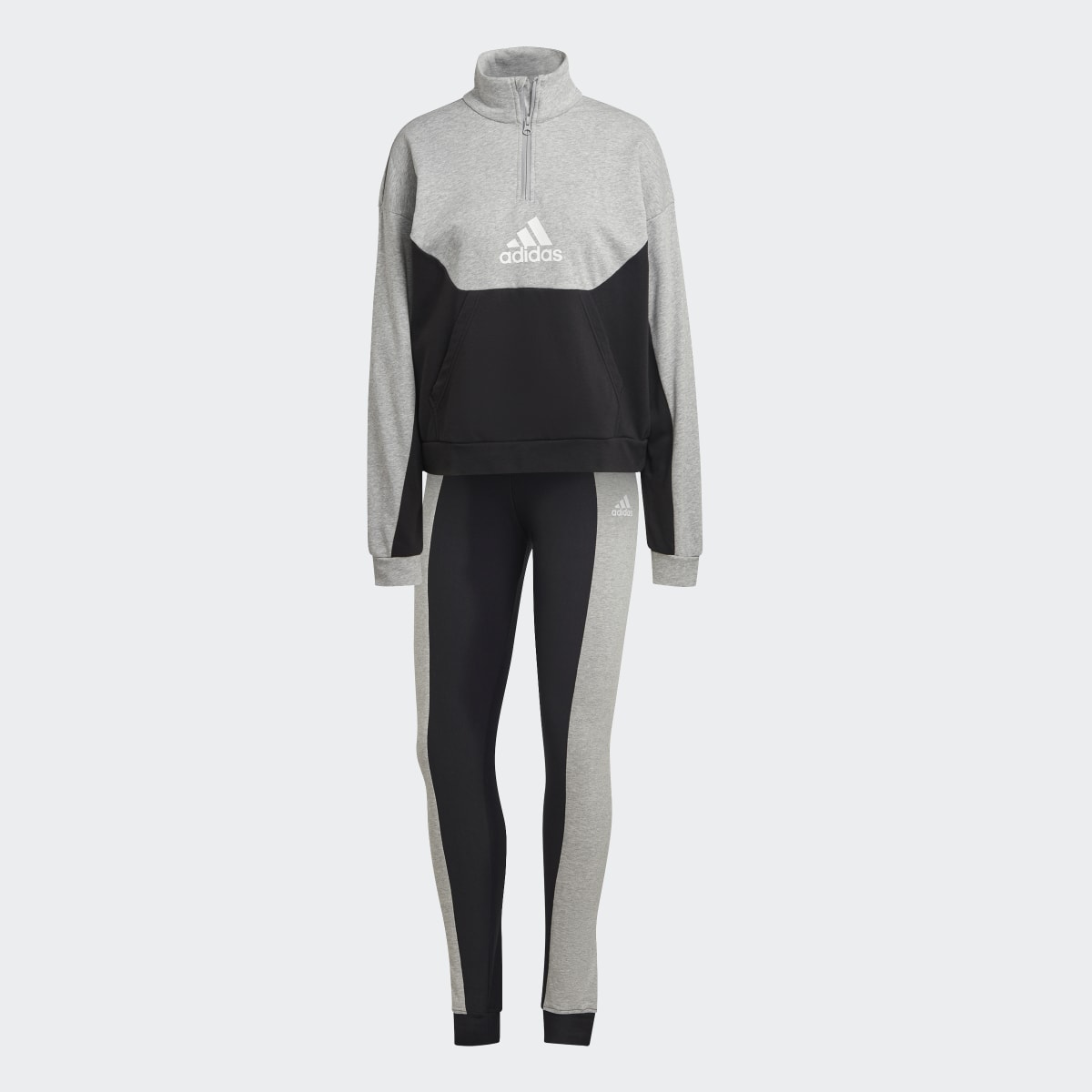 Adidas Half-Zip and Tights Tracksuit. 5