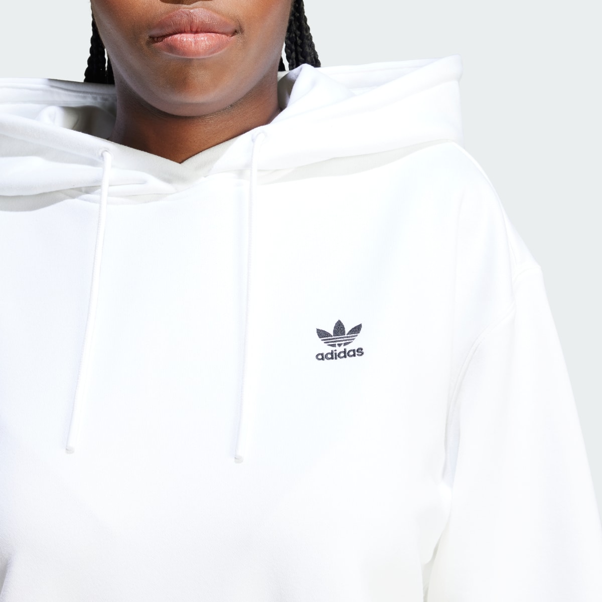 Adidas Sweat-shirt à capuche oversize Trèfle. 6