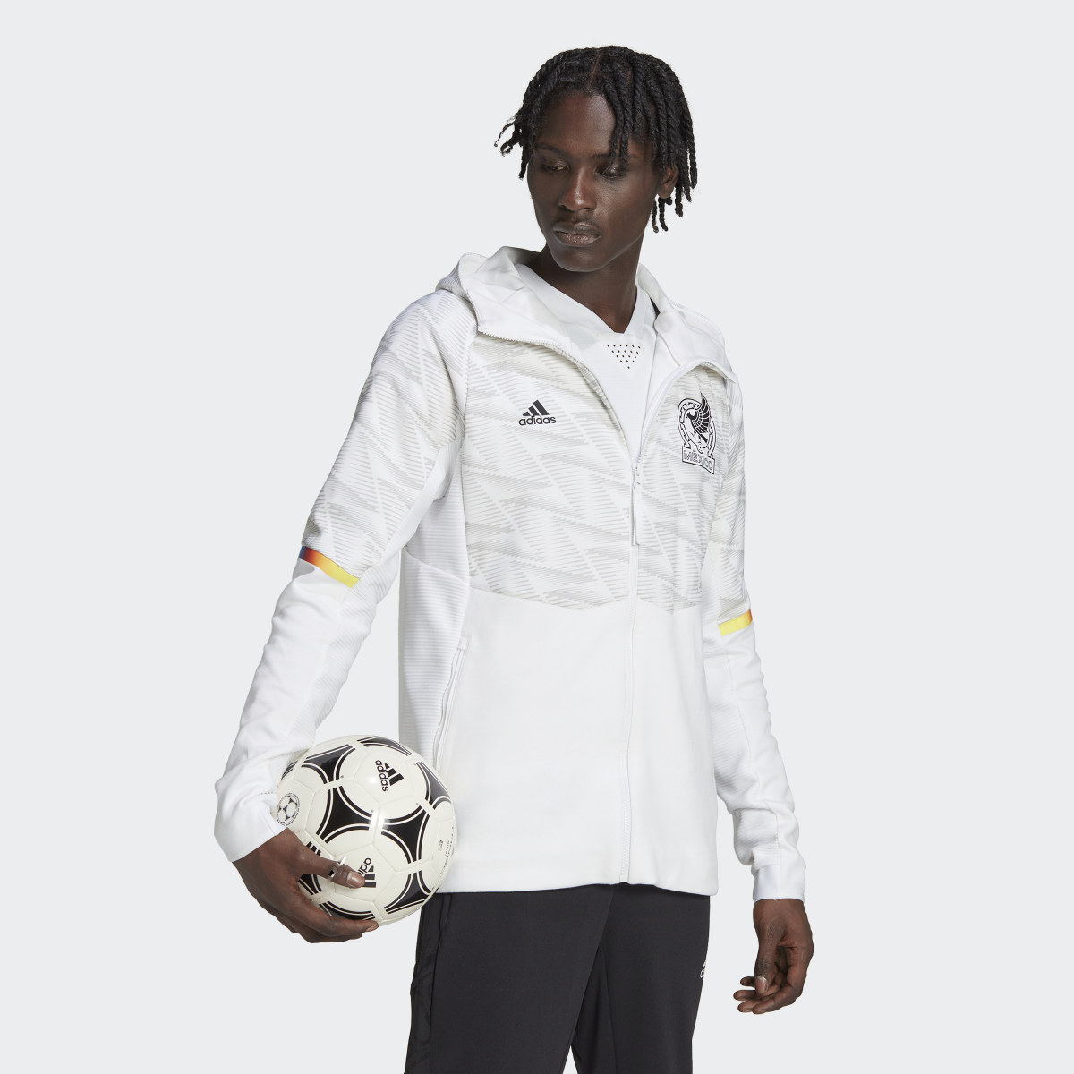 Adidas Mexico Game Day Full-Zip Travel Hoodie. 4