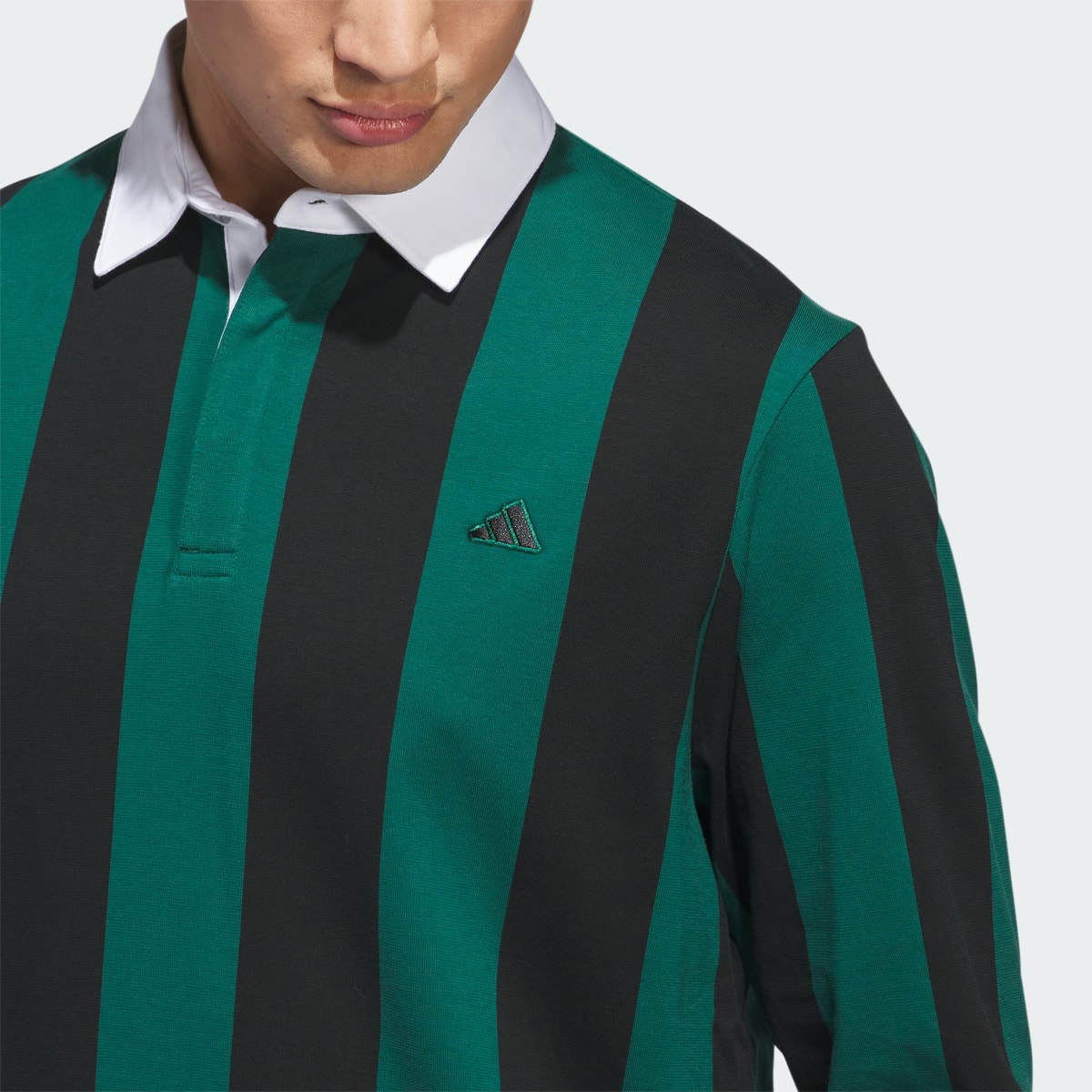 Adidas Go-To Long Sleeve Rugby Polo Shirt. 8