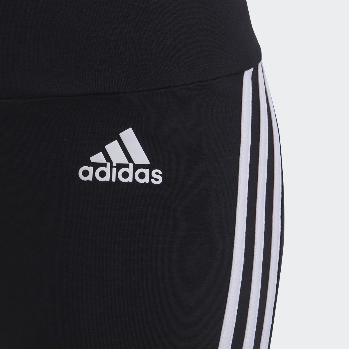 Adidas Future Icons 3-Stripes Flared Cotton Tights. 4