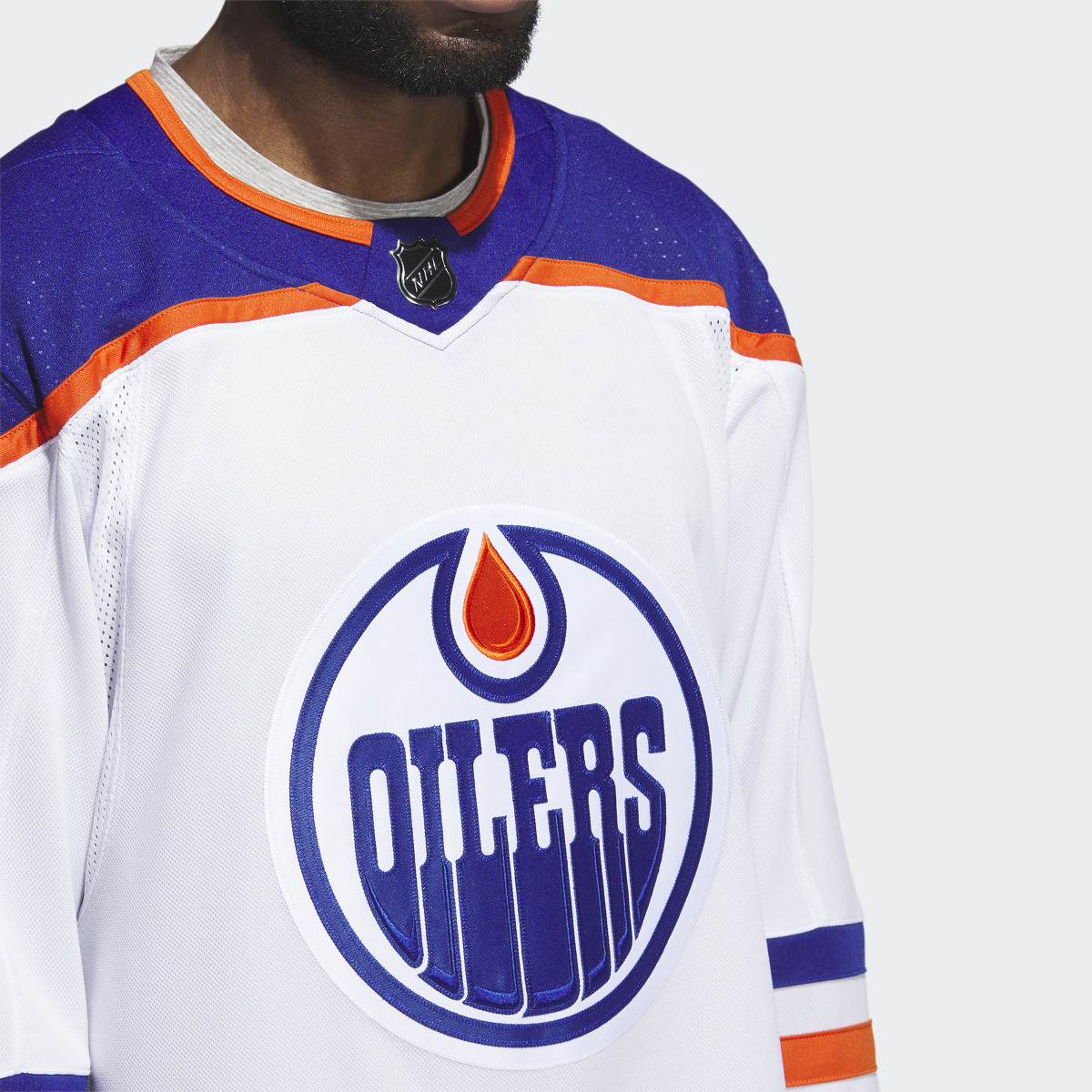 Adidas Oilers Away Authentic Jersey. 7