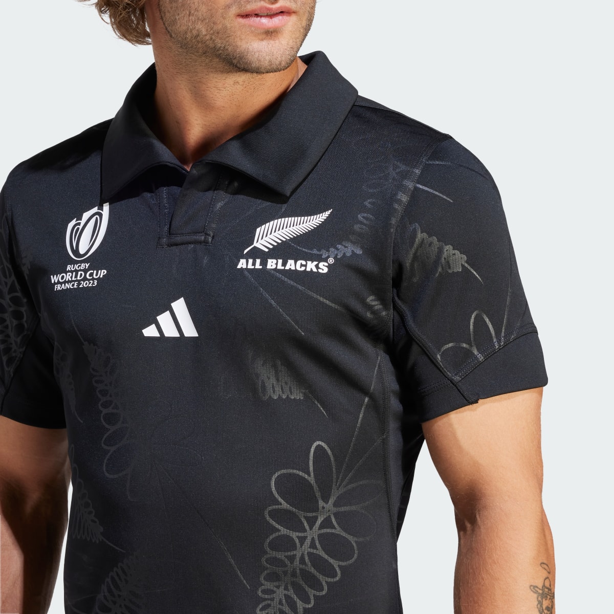 Adidas Camiseta primera equipación All Blacks Rugby Performance. 6