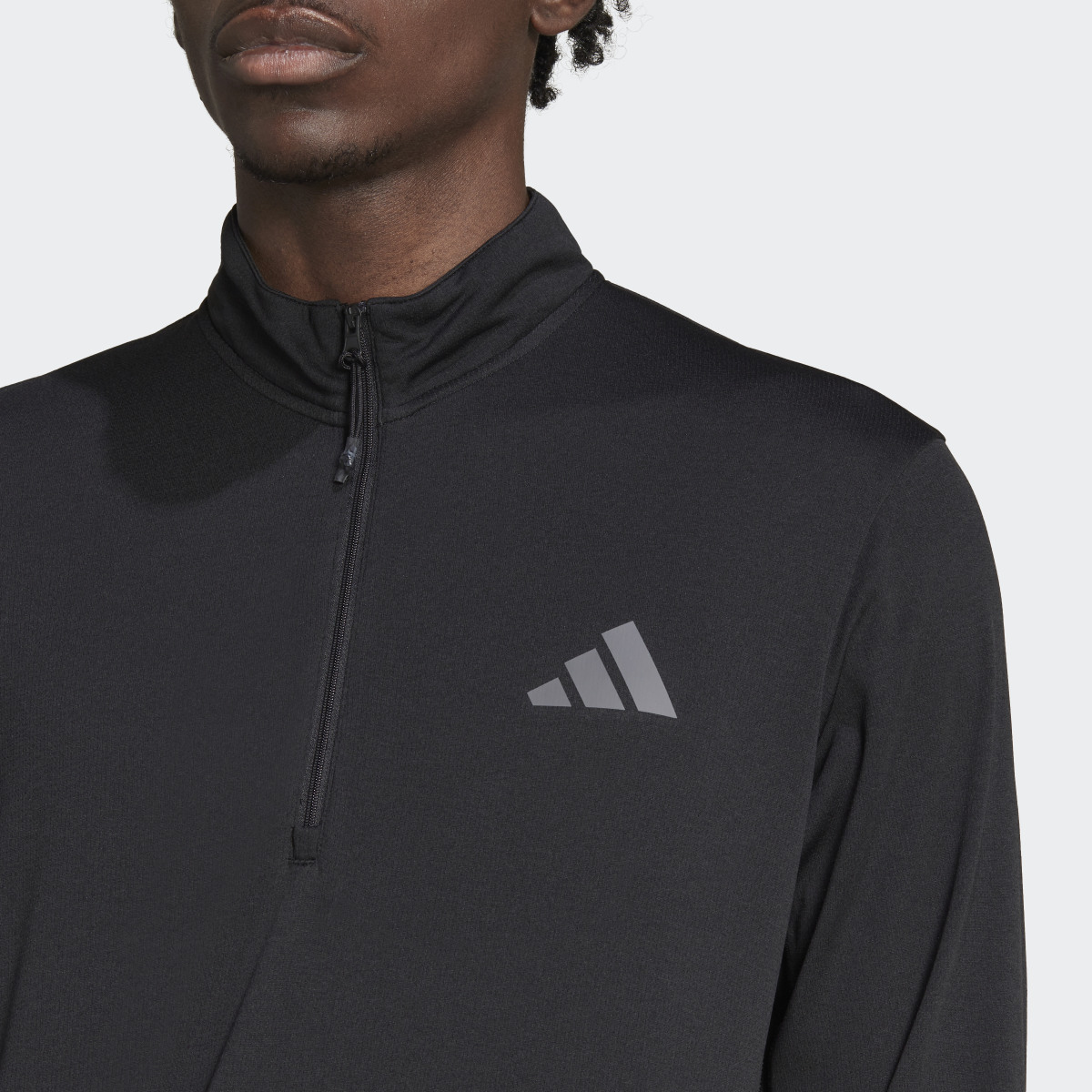 Adidas Train Essentials Seasonal Training 1/4-Zip Long Sleeve Tee. 6