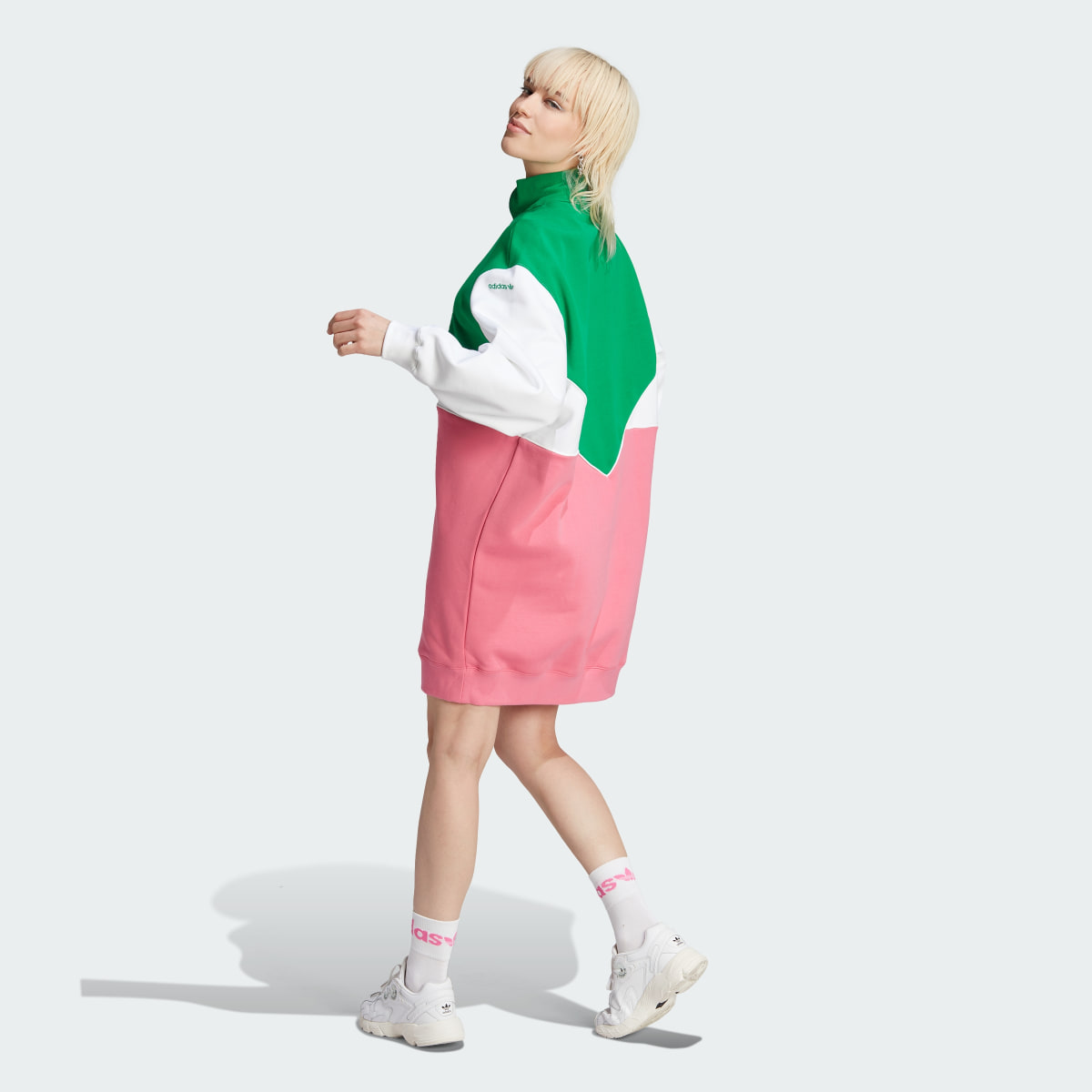 Adidas Half-Zip Sweat Dress. 4