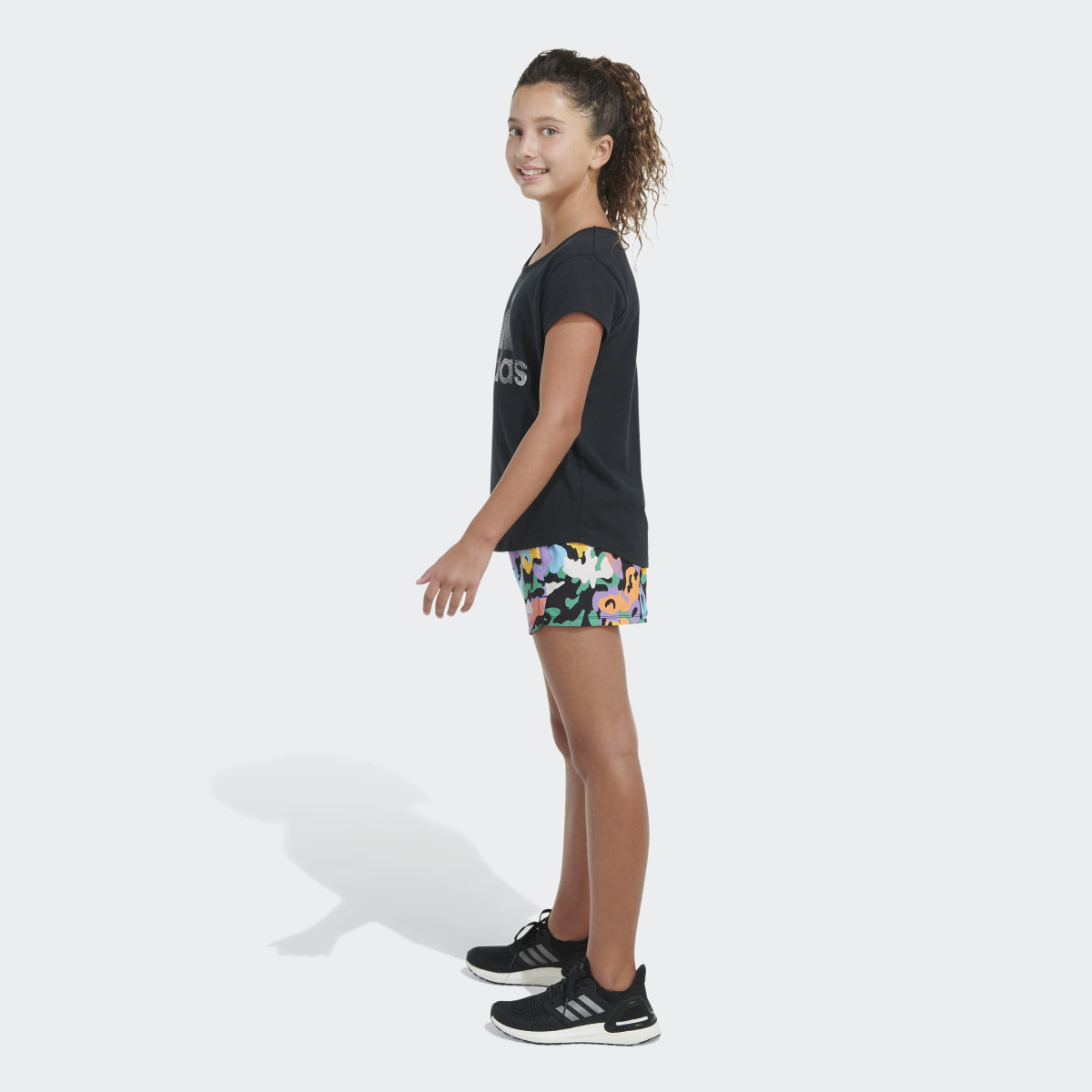 Adidas AEROREADY® Elastic Waistband All Over Print Pacer Woven Short. 6