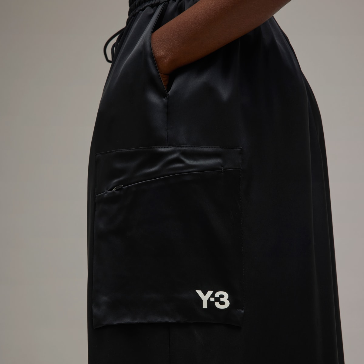 Adidas Y-3 Tech Silk Skirt. 6