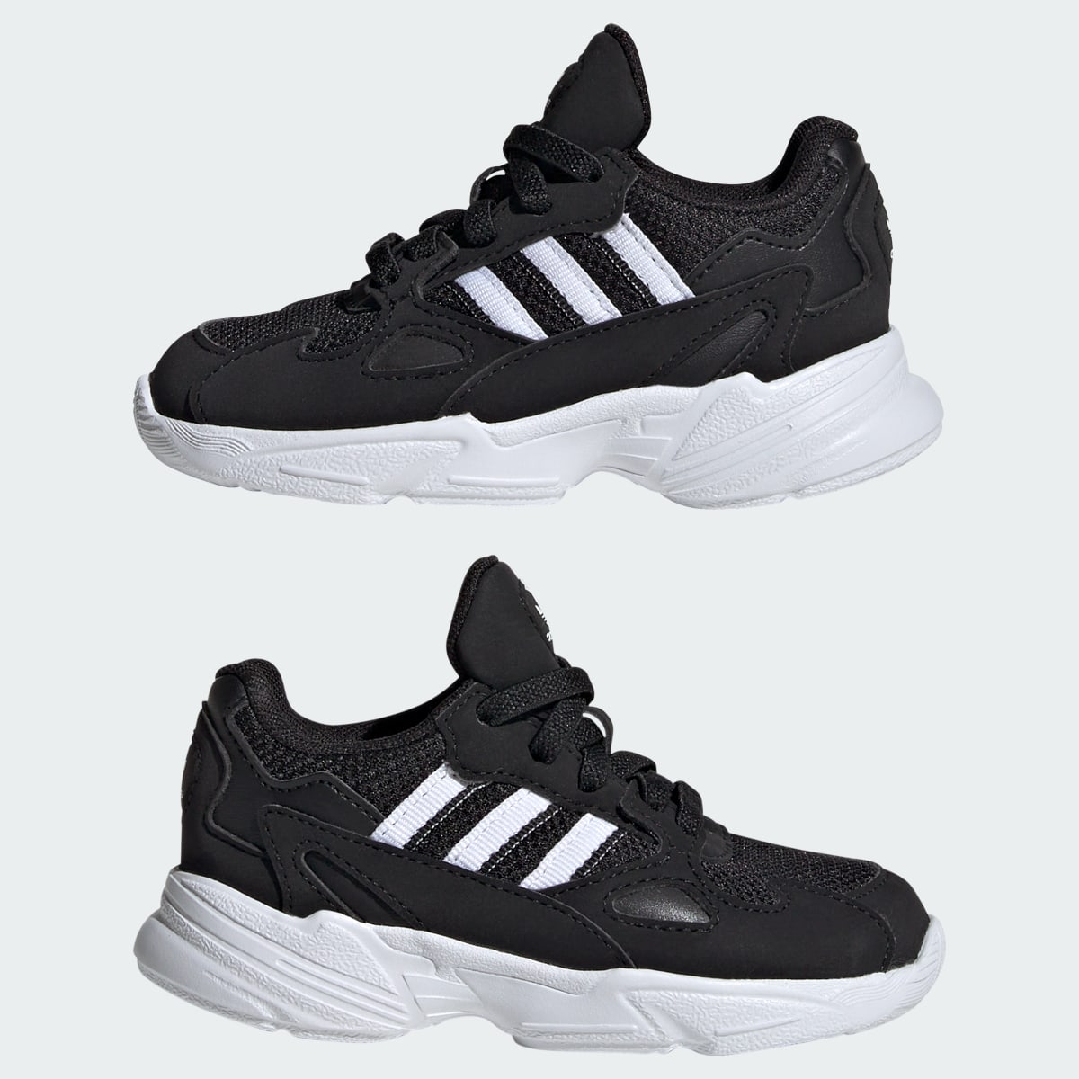 Adidas Falcon Elastic Lace Shoes Kids. 8