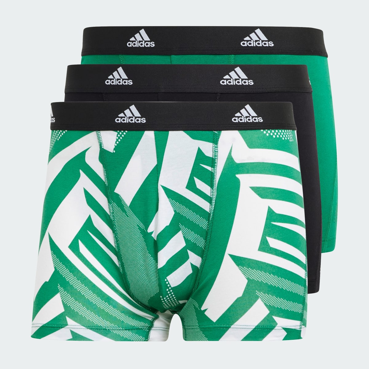 Adidas Active Flex Cotton Trunk Underwear (3 Pack). 6