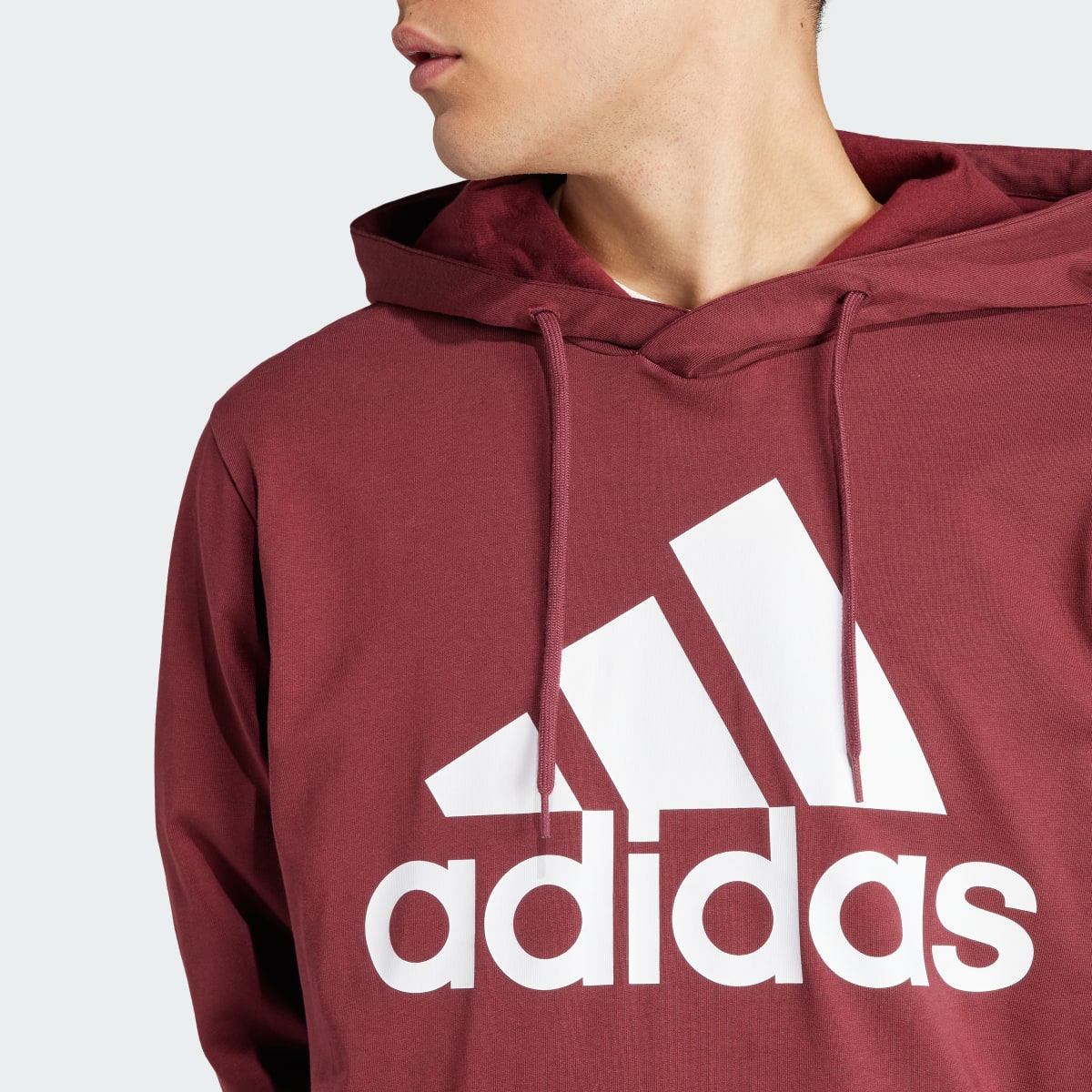 Adidas Sudadera con Gorro Essentials Logo. 6