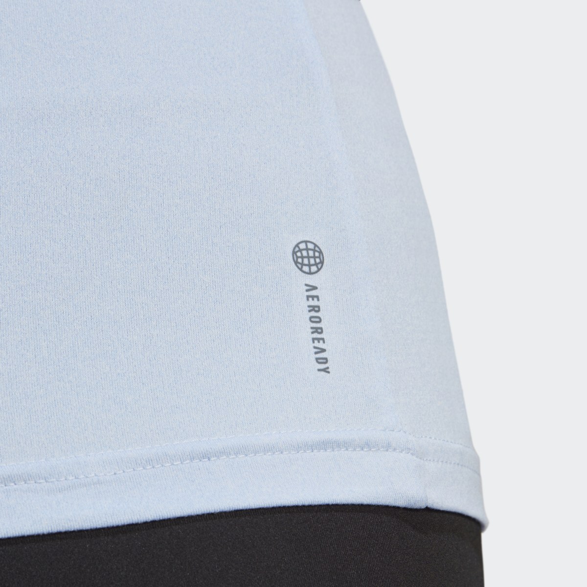 Adidas AEROREADY Train Essentials Minimal Branding V-Neck Tee. 6