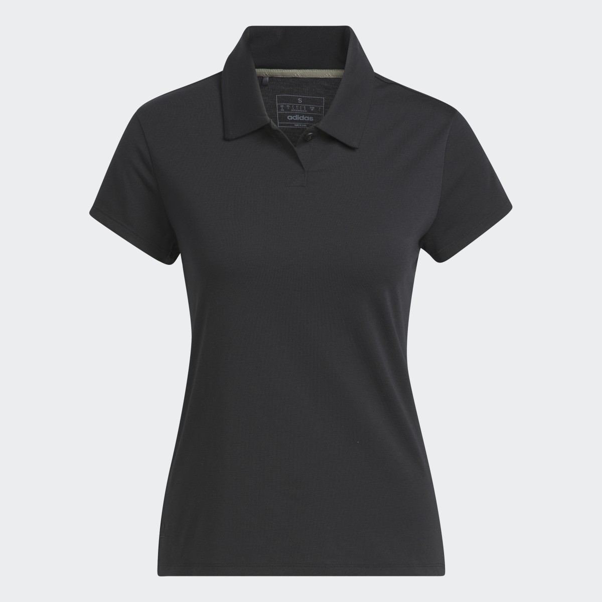 Adidas Go-To Heathered Golf Polo Shirt. 5