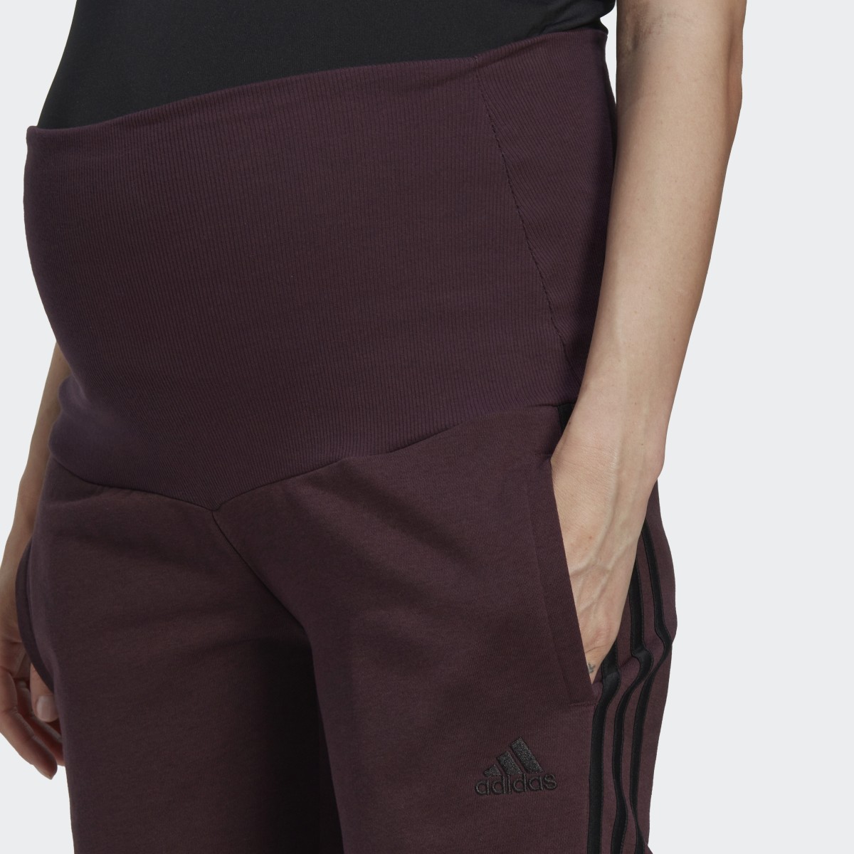 Adidas Essentials Cotton 3-Stripes Pants (Maternity). 5