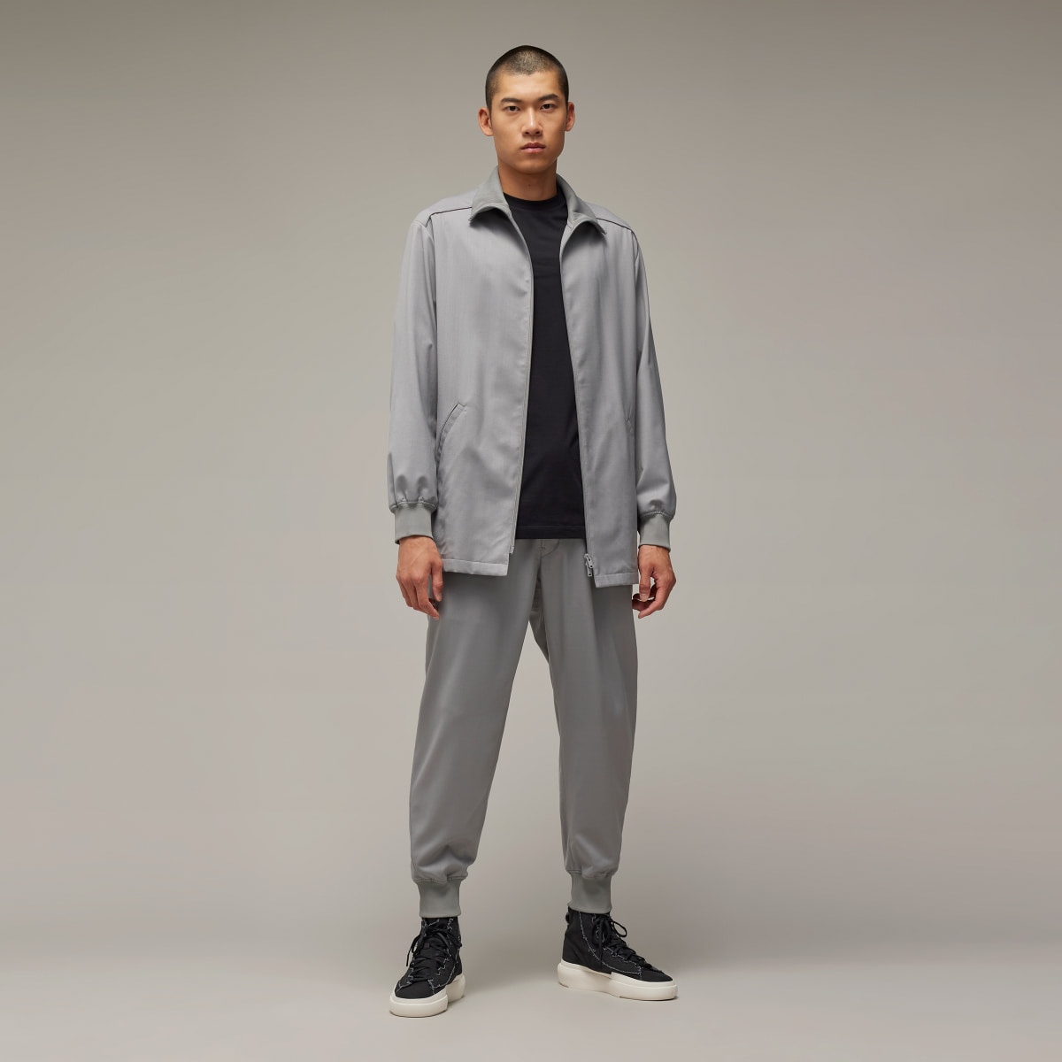 Adidas Y-3 Refined Woven Cuffed Tracksuit Bottoms. 4