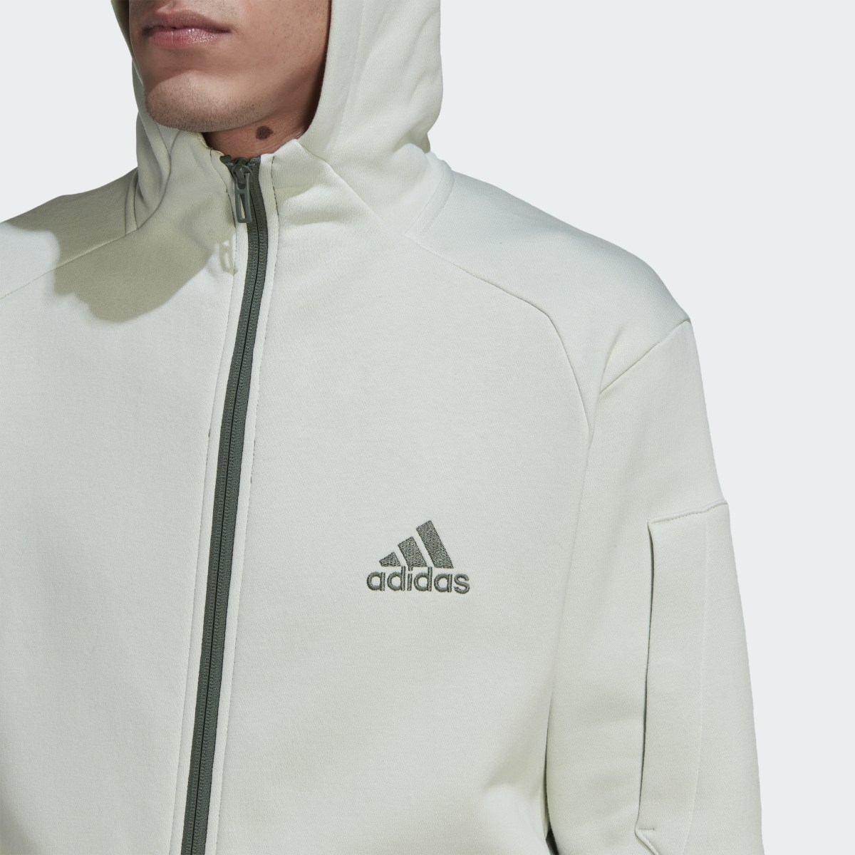 Adidas Essentials for Gameday Fleece Full-Zip Hoodie. 6