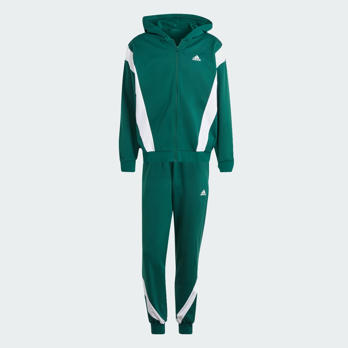 Adidas Sportswear Fleece Hooded Track Suit. 5