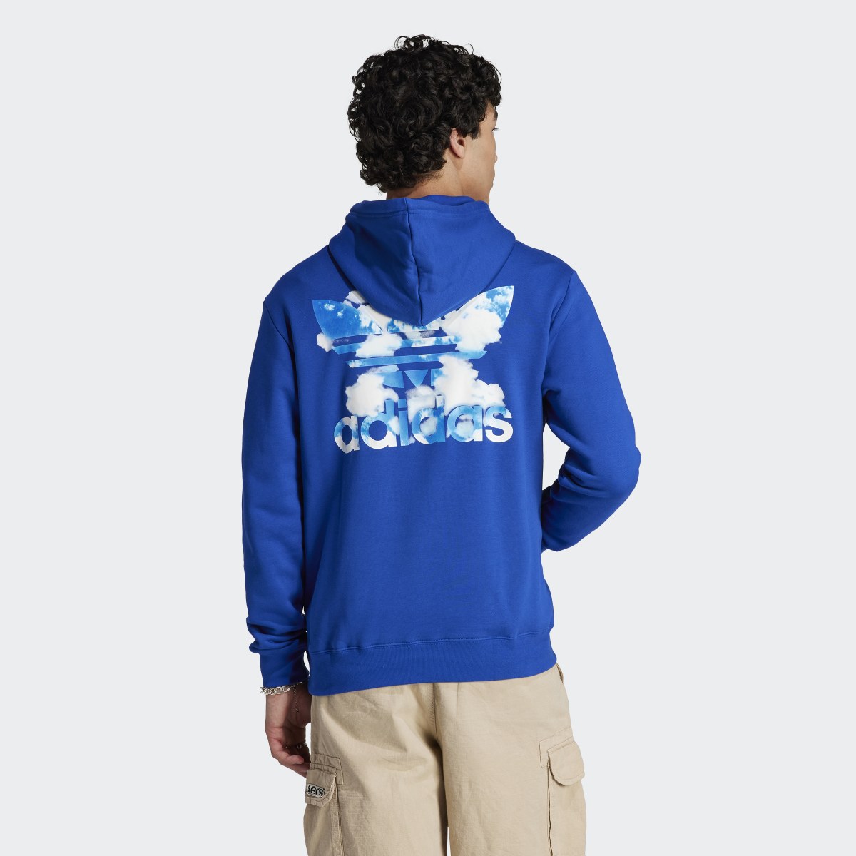 Adidas Graphics Cloudy Trefoil Hoodie. 4