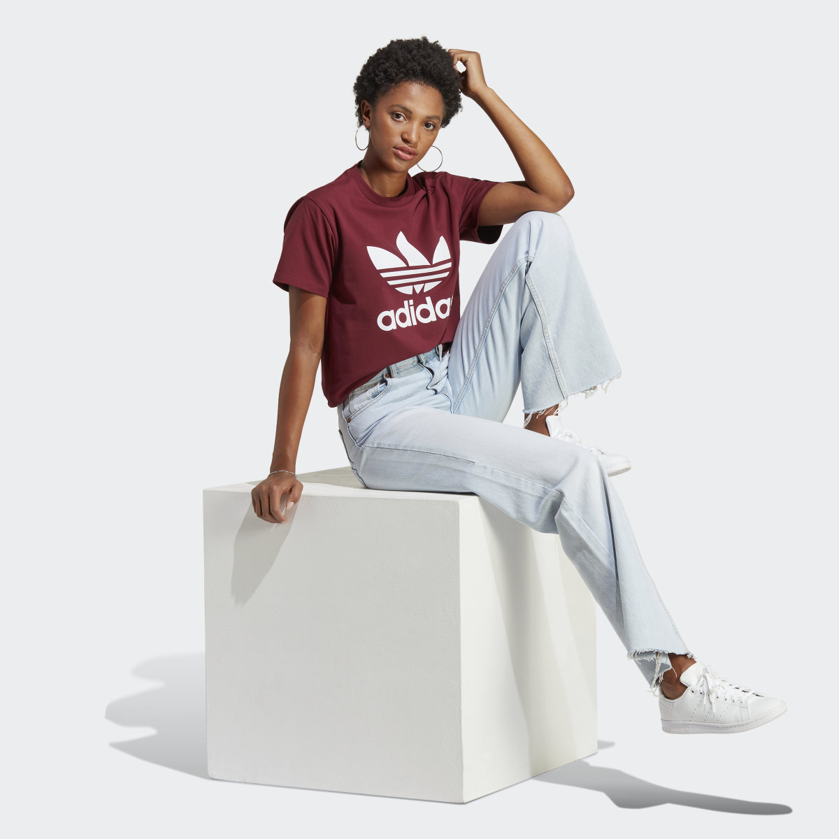 Adidas adicolor Classics Trefoil T-Shirt. 4