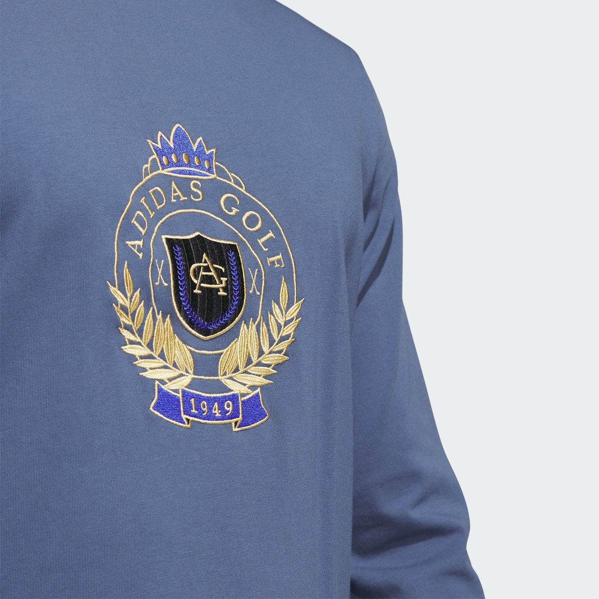 Adidas Go-To Crest Graphic Long Sleeve Tee. 6