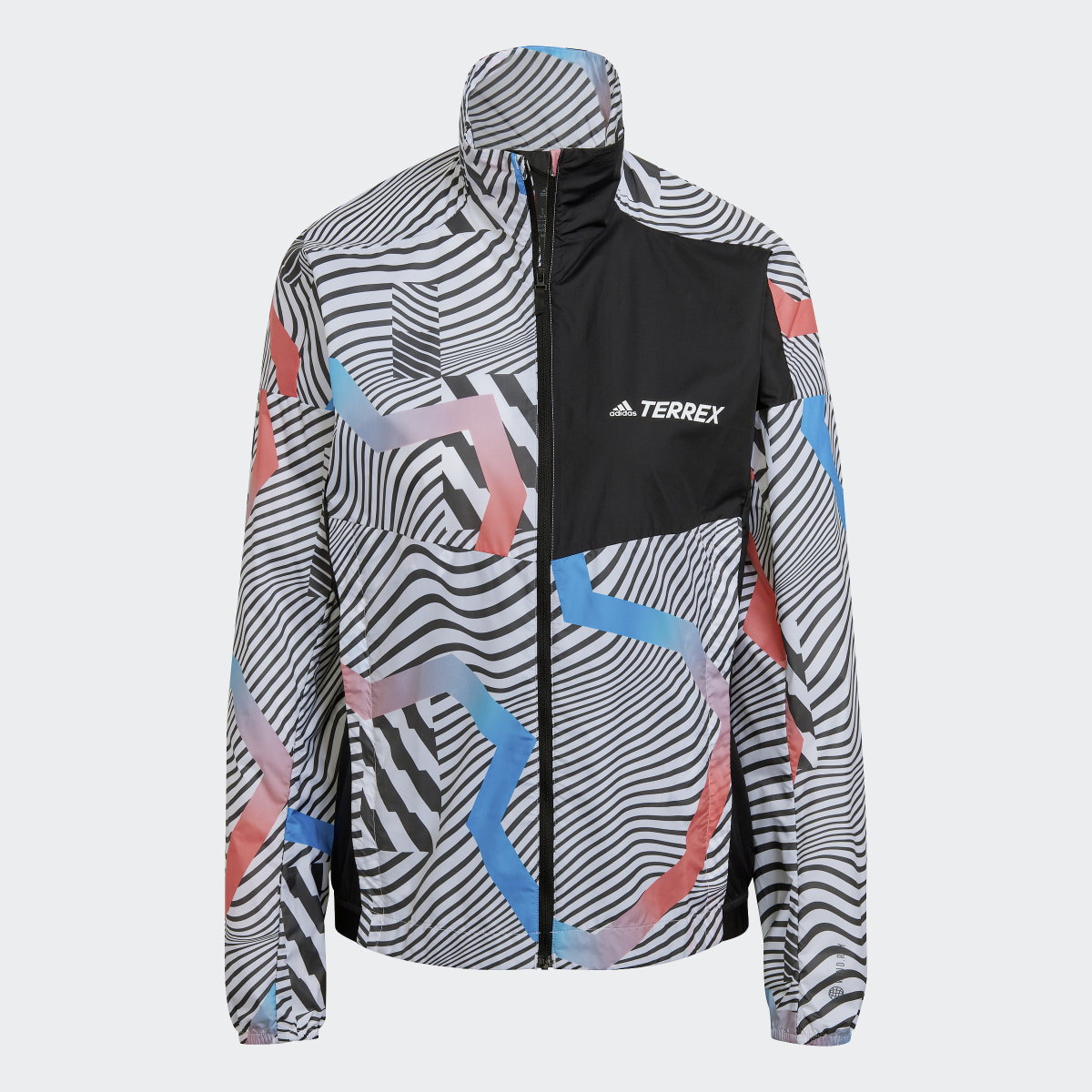 Adidas Terrex Trail Running Printed Wind Jacket. 6