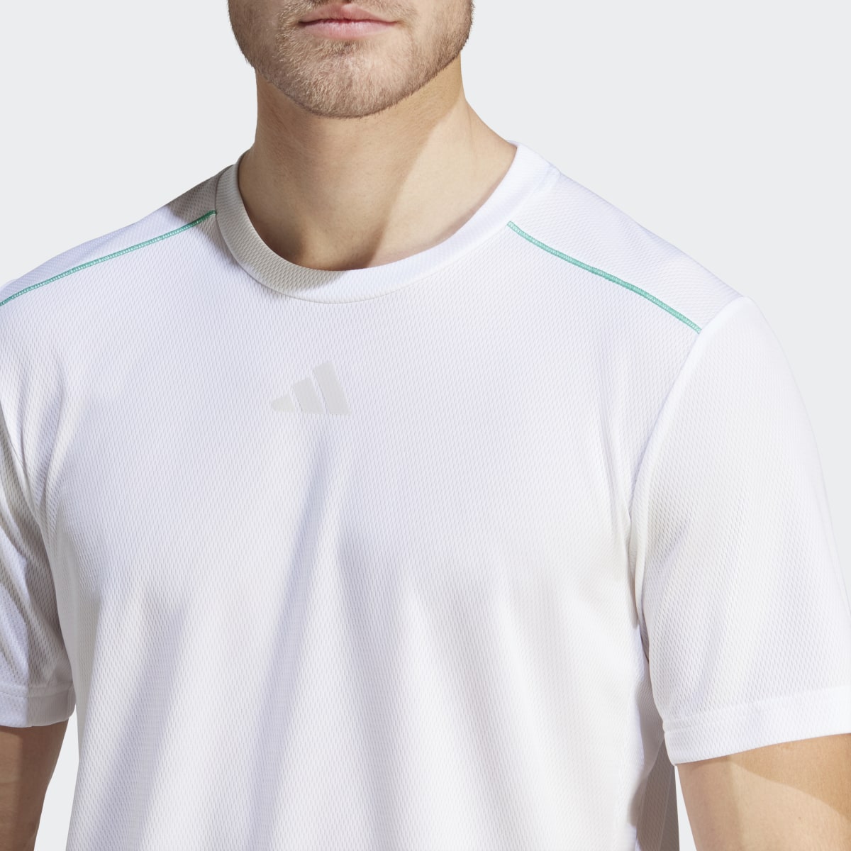 Adidas Workout Base Logo T-Shirt. 6