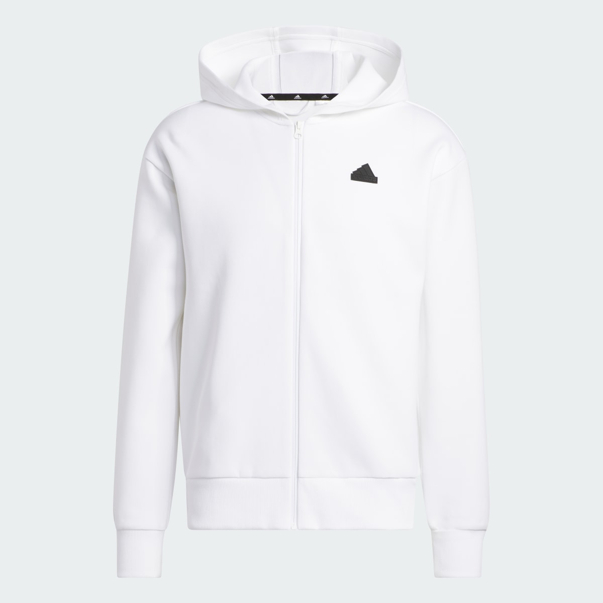 Adidas Future Icons Badge of Sport Full-Zip Kapüşonlu Üst. 4