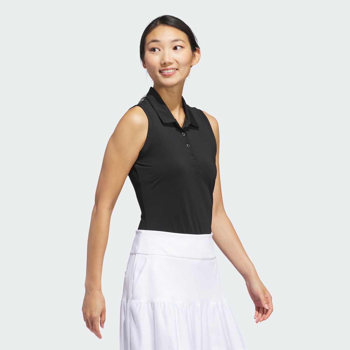 Adidas Women's Ultimate365 Solid Sleeveless Poloshirt. 4