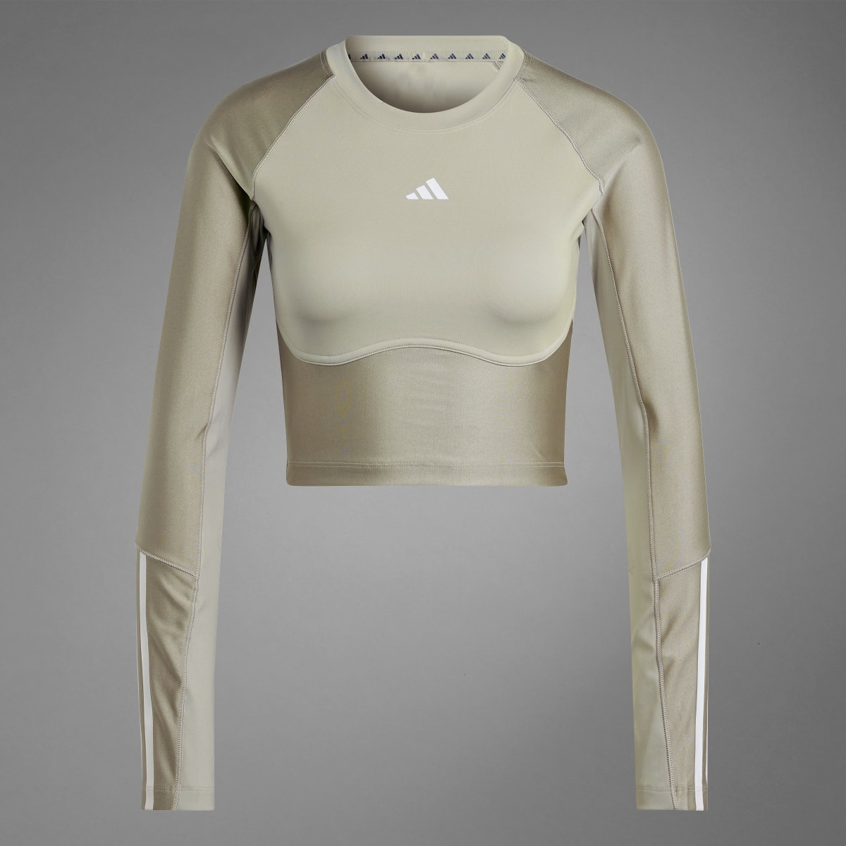 Adidas Koszulka Hyperglam Shine Training Crop Long Sleeve. 8