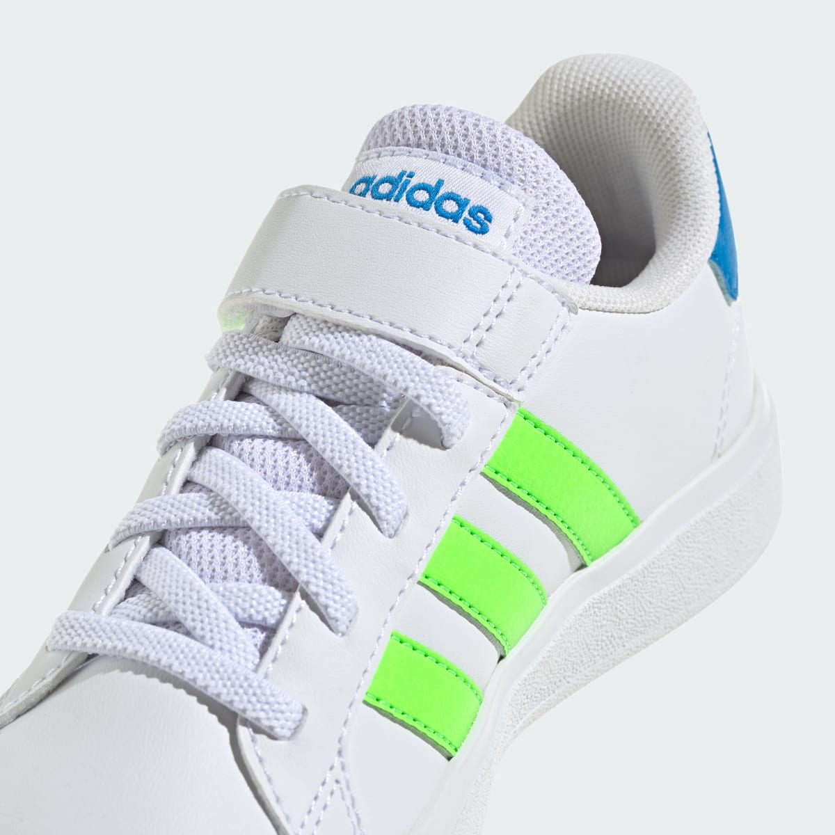 Adidas Scarpe Grand Court Elastic Lace and Top Strap. 8