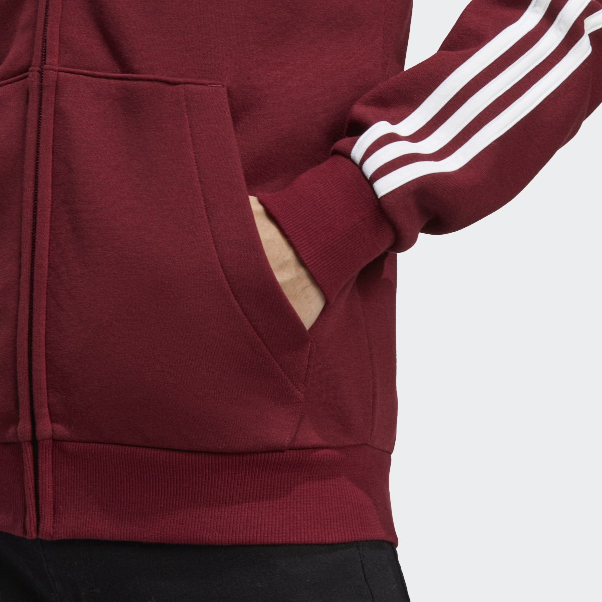 Adidas Essentials Fleece 3-Streifen Kapuzenjacke. 7