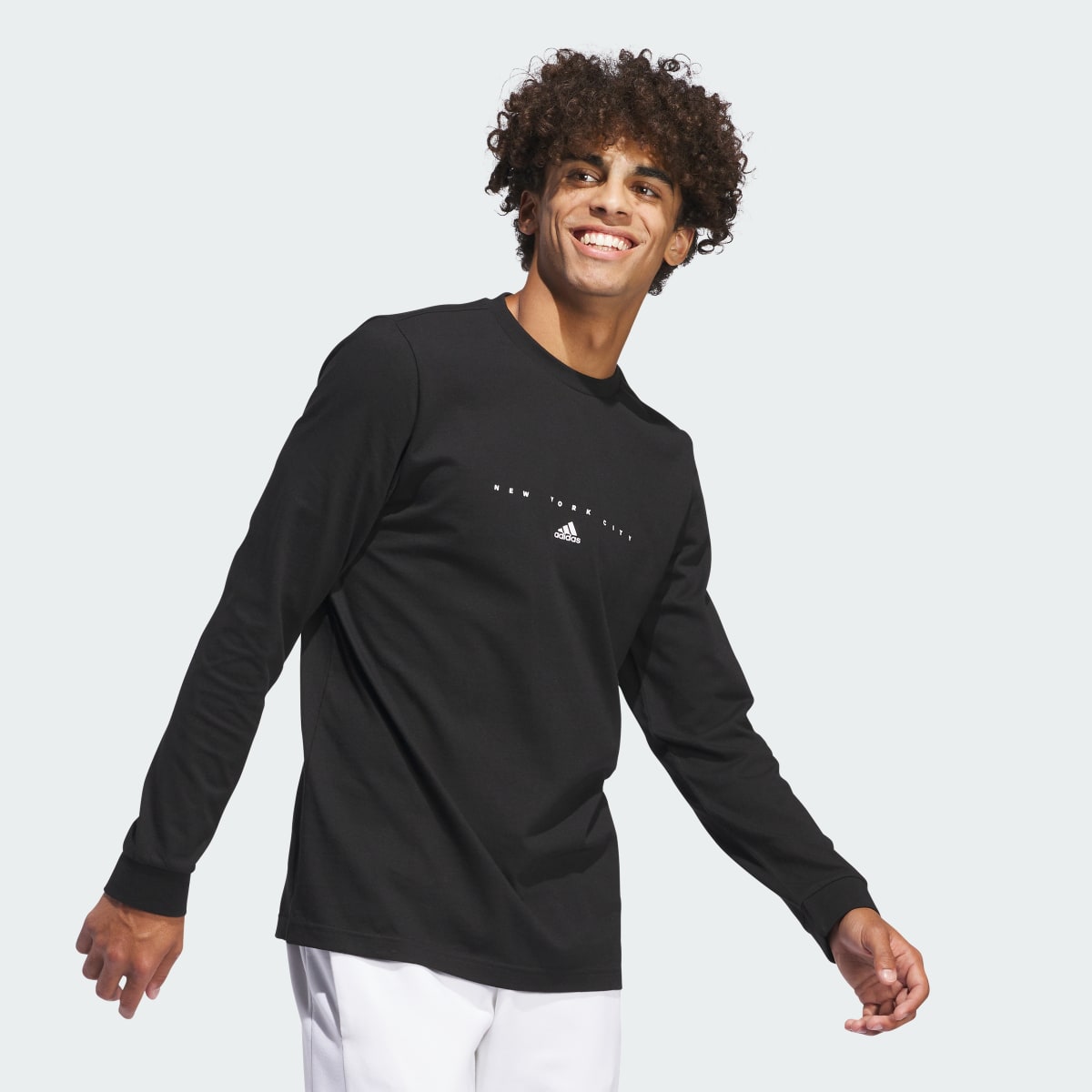 Adidas NY Graphic Long Sleeve Tee. 4