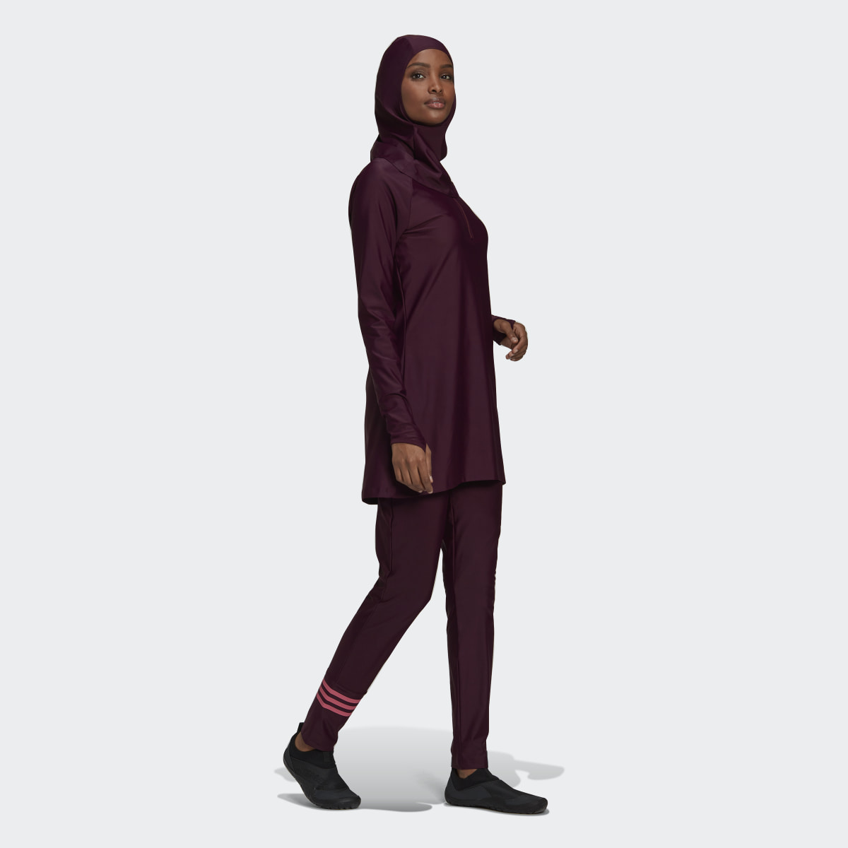 Adidas 3-Stripes Swim Hijab. 4