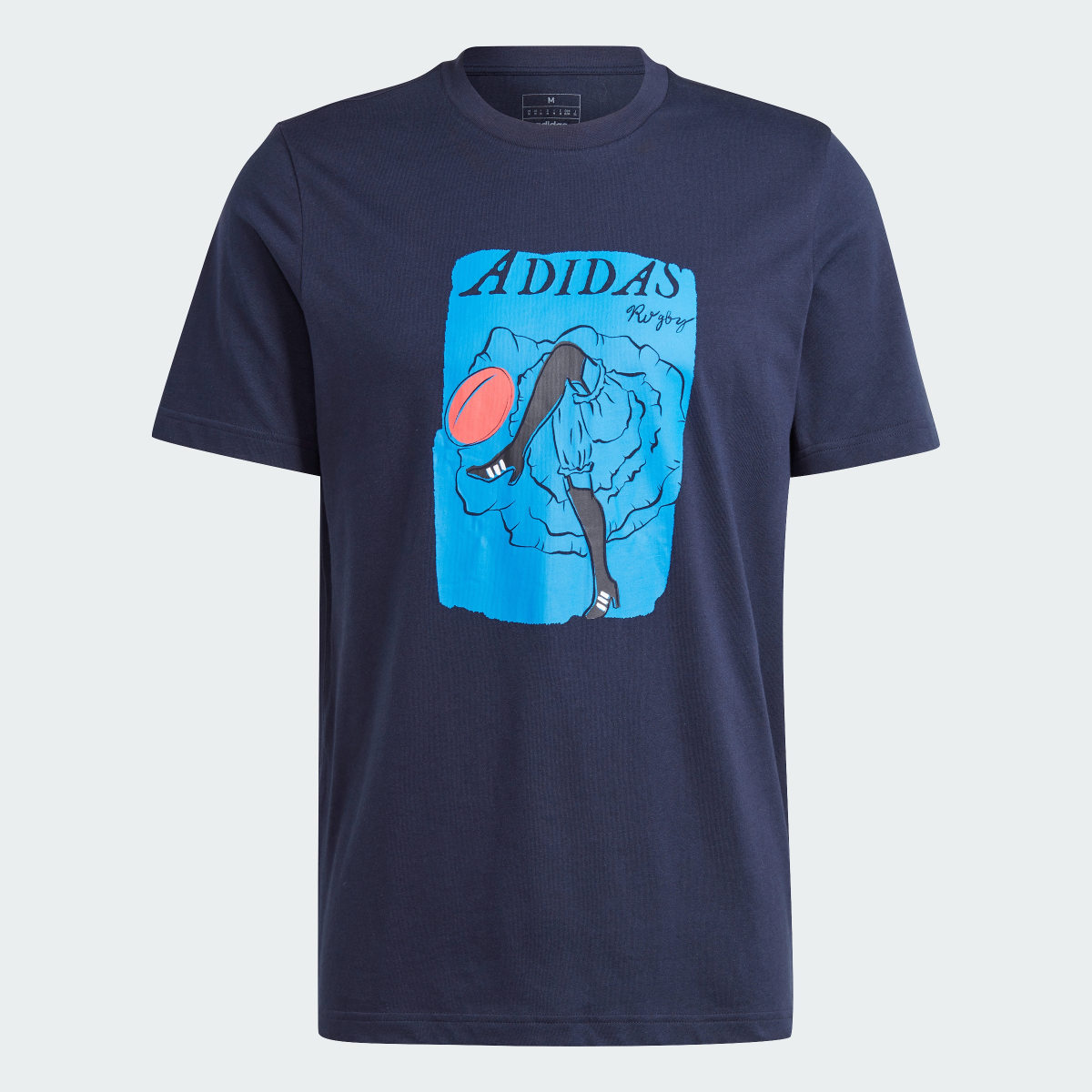 Adidas T-shirt graphique Rugby Cancan. 5