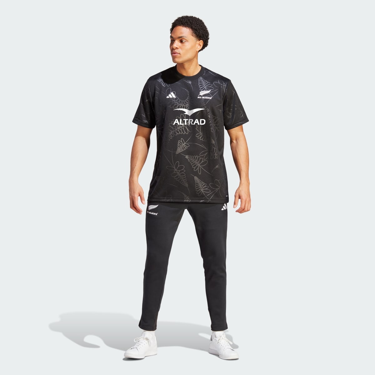 Adidas T-shirt de rugby supporters All Blacks. 6