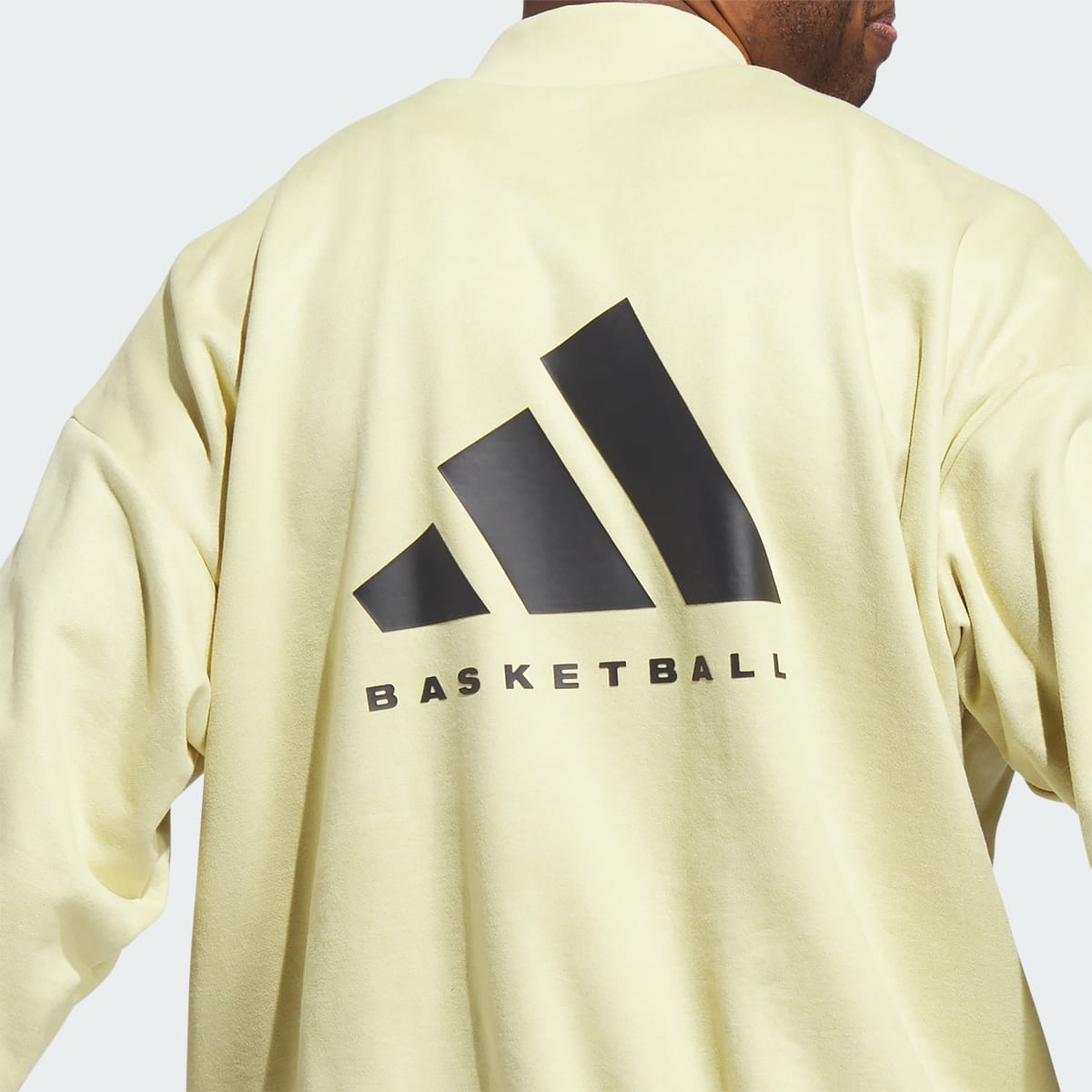 Adidas Basketball Sueded Crew Sweatshirt. 6
