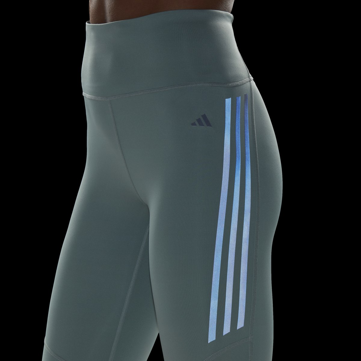 Adidas DailyRun 3-Streifen 7/8-Leggings. 7