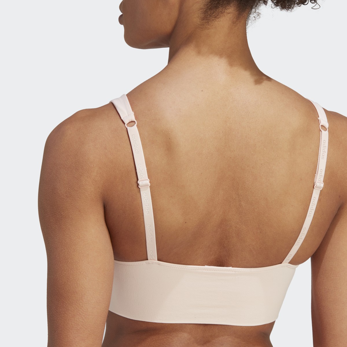 Adidas Active Seamless Micro Stretch Long Line Plunge Lounge Bra. 8
