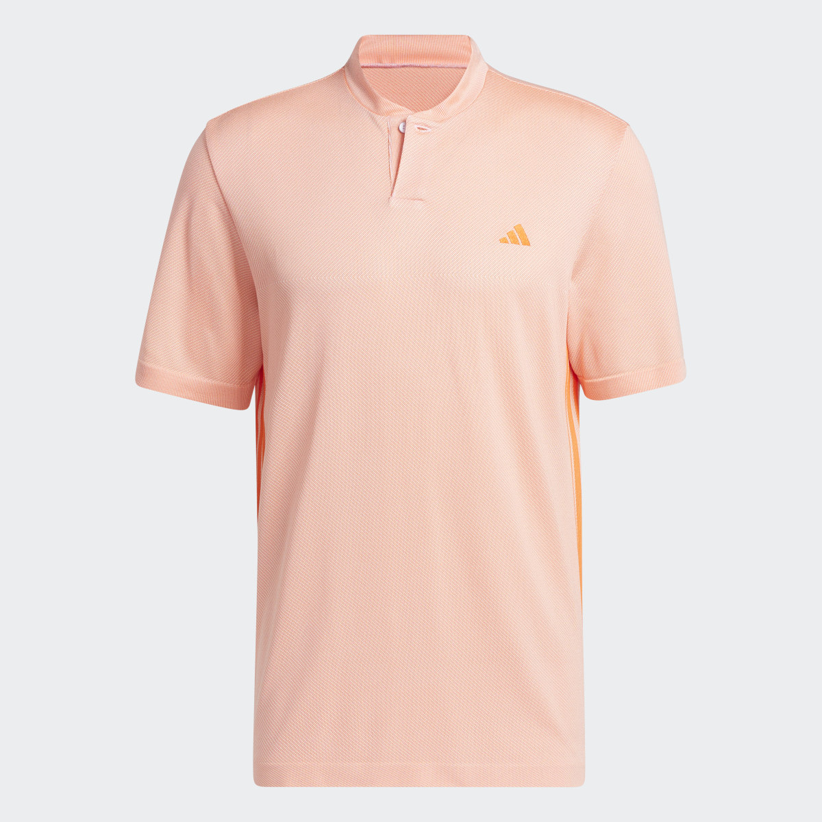 Adidas Made To Be Remade Henry Neck Seamless Golf Shirt. 6