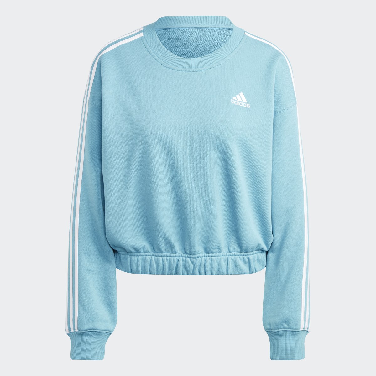 Adidas Sudadera corta Essentials 3 bandas. 5