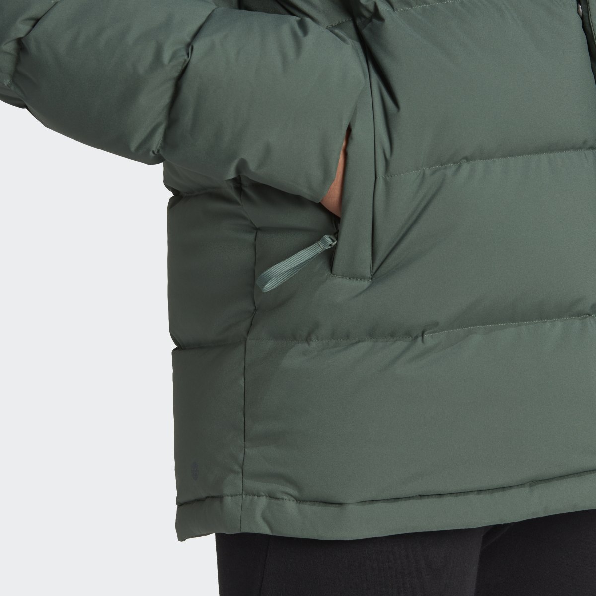 Adidas Helionic Mid-Length Down Jacket. 7