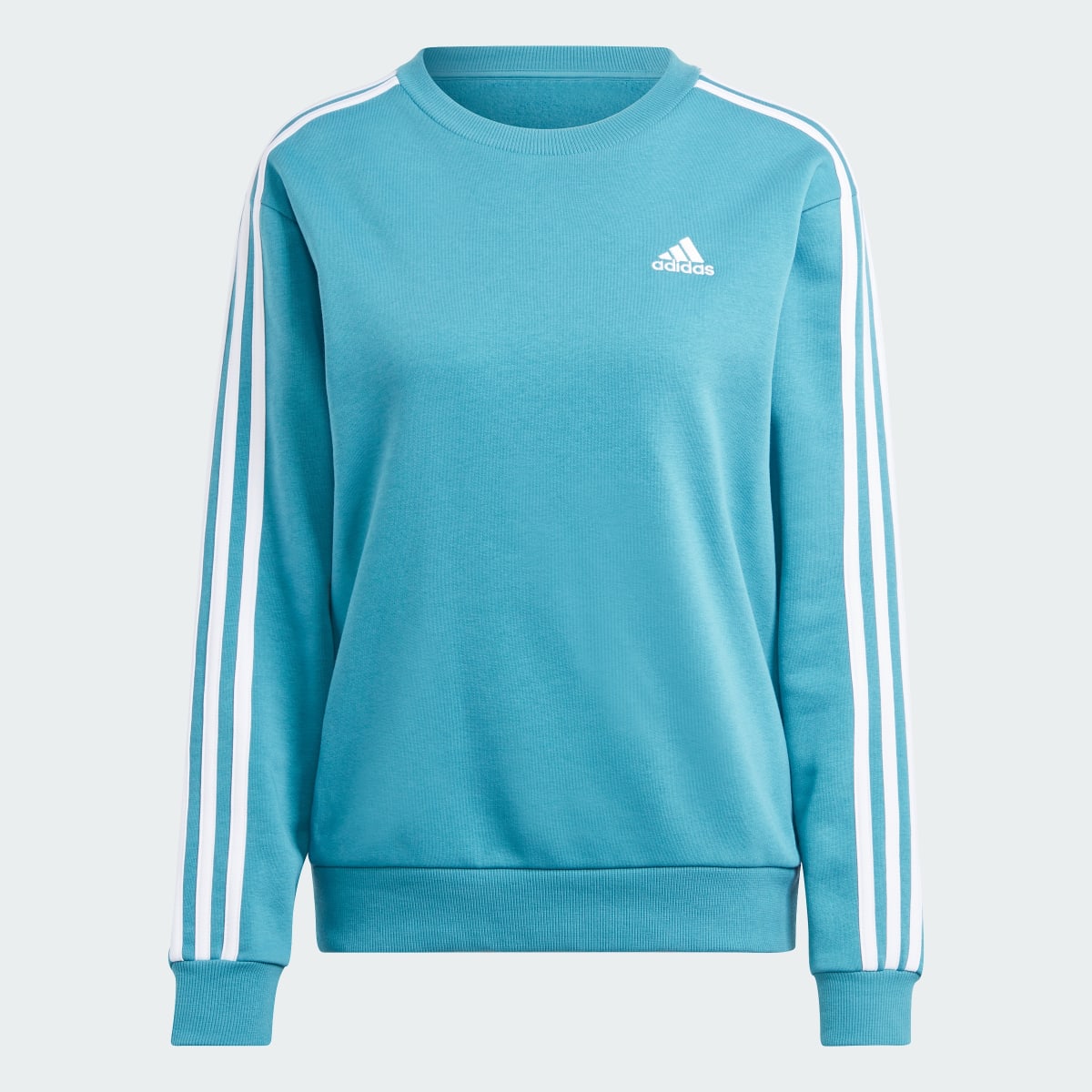 Adidas Essentials 3-Stripes Fleece Sweatshirt. 5