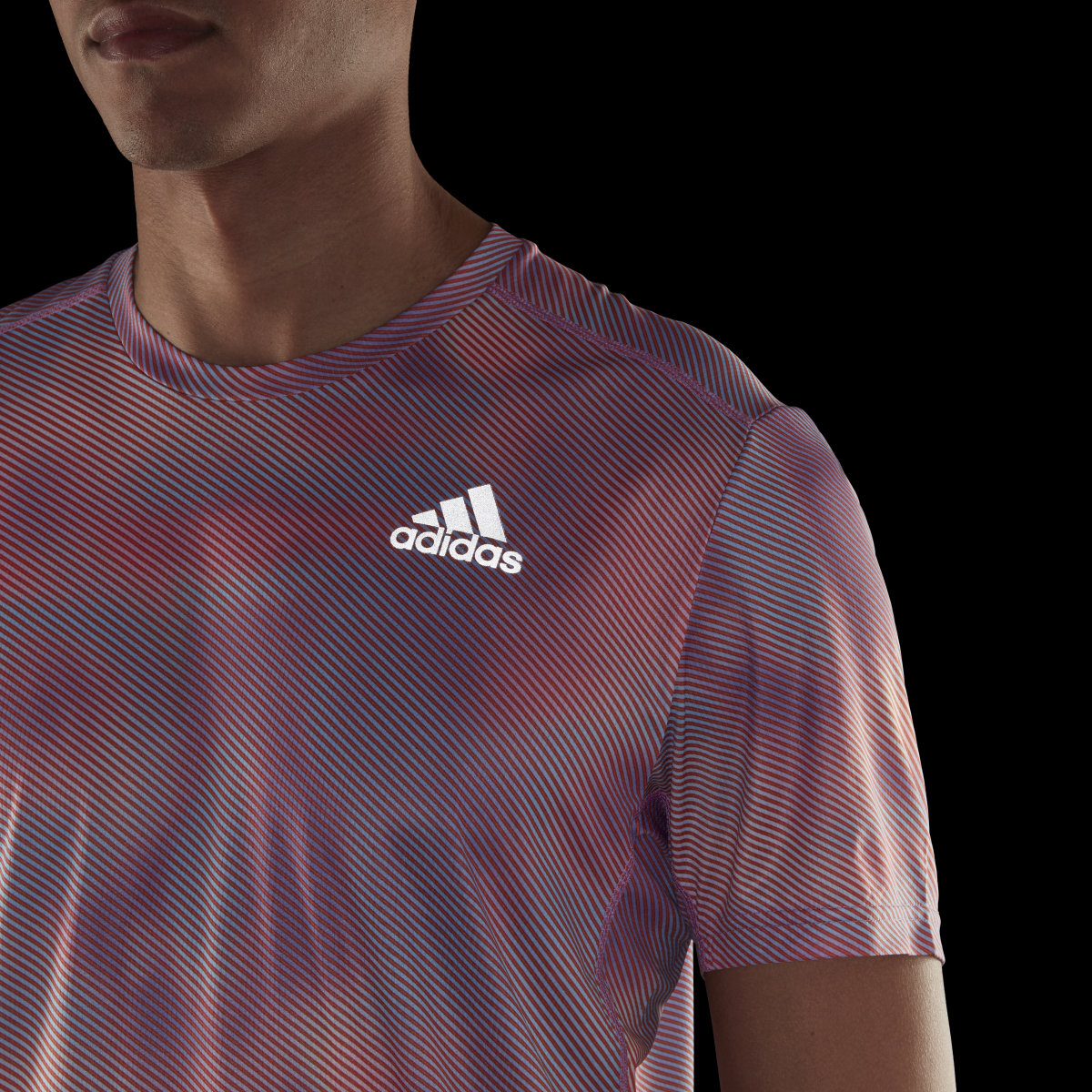 Adidas Own the Run Colorblock T-Shirt. 6