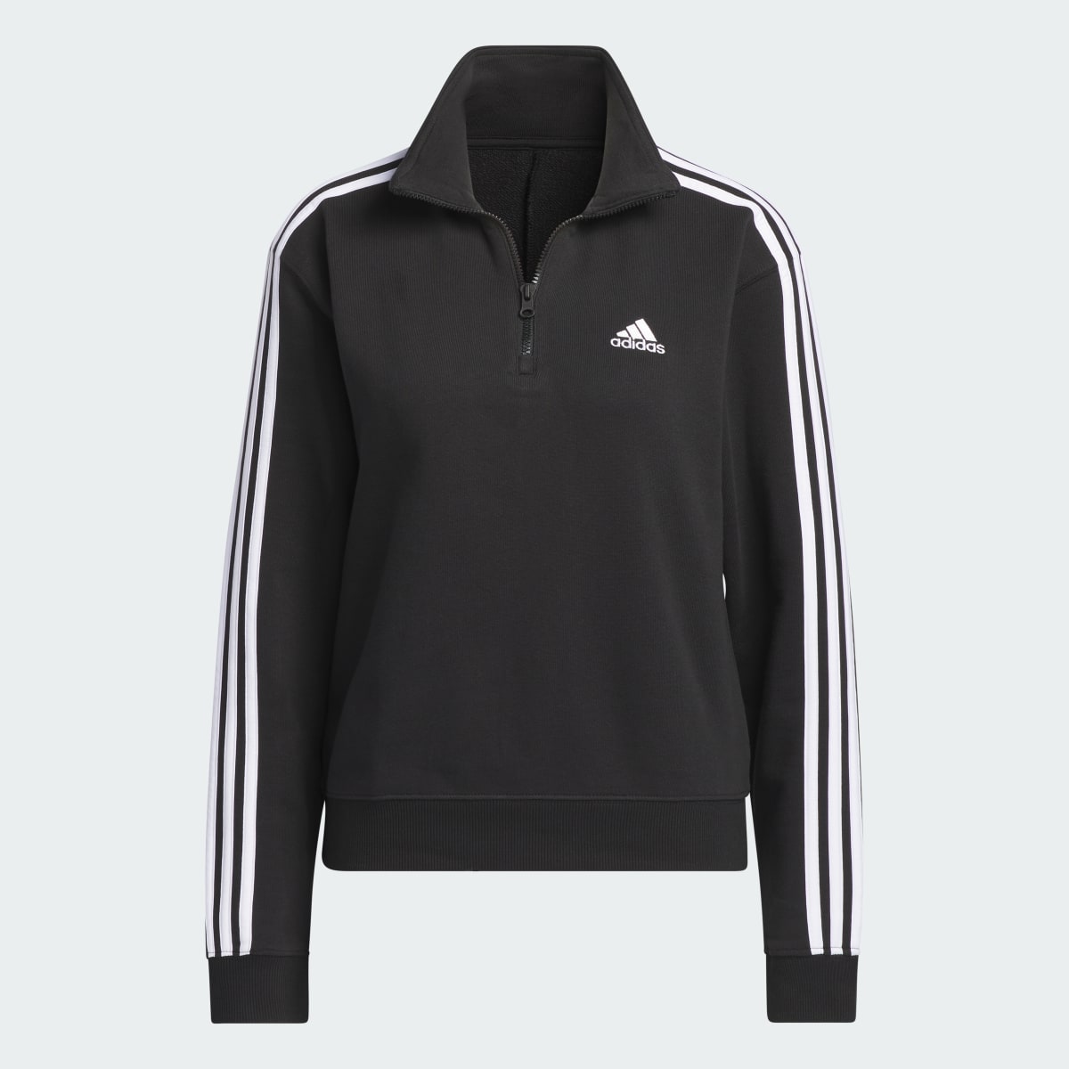 Adidas Felpa Essentials 3-Stripes Quarter-Zip. 5