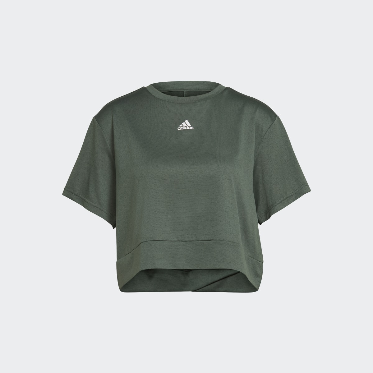 Adidas AEROREADY Studio Loose Crop Tee. 5