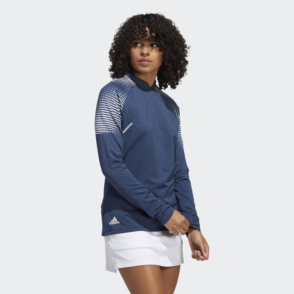 Adidas COLD.RDY Long Sleeve Mock Tee. 4