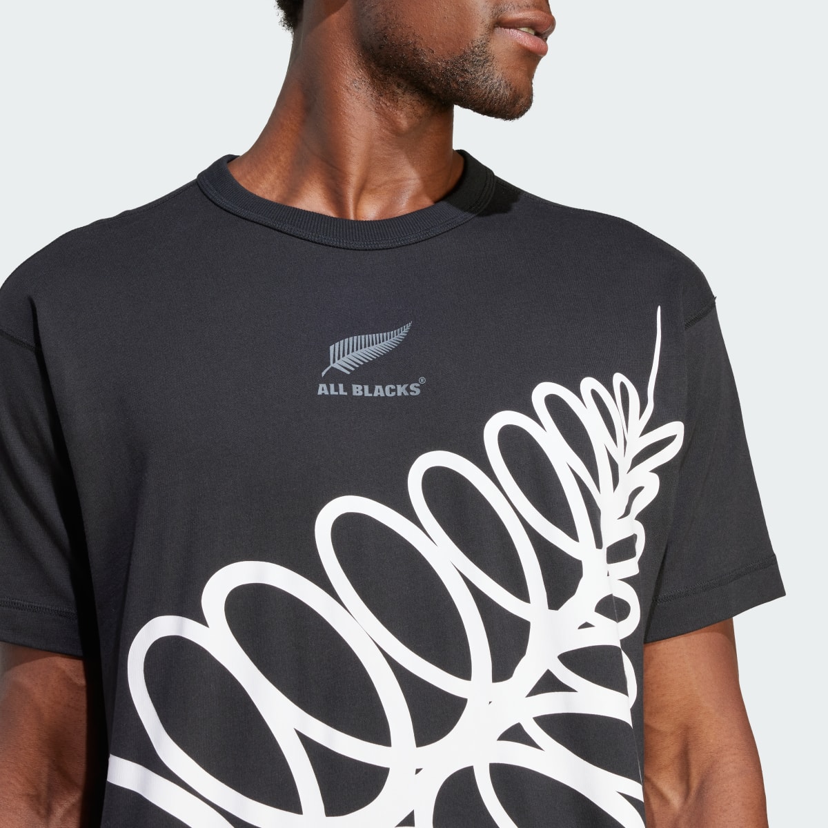 Adidas All Blacks Rugby Lifestyle T-Shirt – Genderneutral. 6