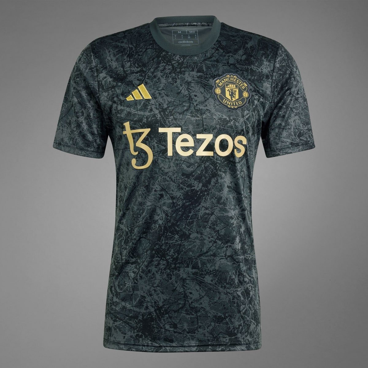 Adidas Camiseta calentamiento Manchester United Stone Roses. 10