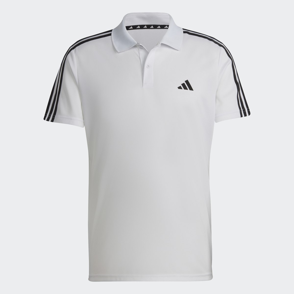 Adidas Training Essentials Piqué 3-Stripes Training Polo Tişört. 5